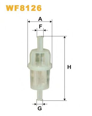 WIX FILTERS wf8126 -  Топливный фильтр
